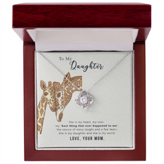 To Daughter- My World-Necklace